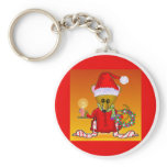 Santa Mouse keychains