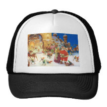 SANTA & MRS. CLAUS AT THE NORTH POLE HATS