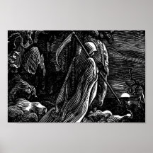 Santa Muerte (Mexican Grim Reaper) circa 1939 Print