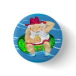 Santa on holidays buttons