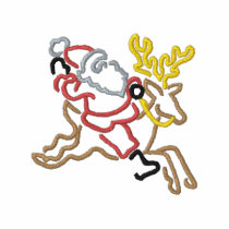 Santa On Reindeer