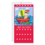 Santa on Vacation with Snow Buddy Book Mark