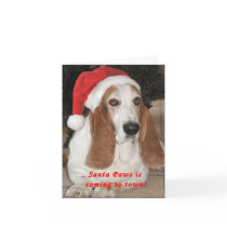 Santa Paws Blank Note Card