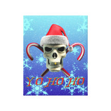 Santa Pirate Gallery Wrap Canvas