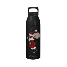 Santa Pirate Swings In Reusable Water Bottle