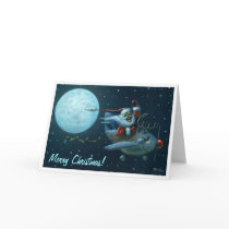 Santa Plane Card