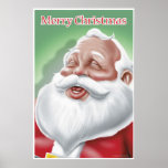 Santa poster posters