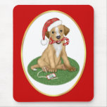 Santa Puppy mousepads