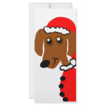 Santa Puppy Rack Card rack cards
