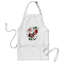 Santa Raising Cane Aprons