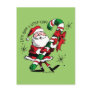 Santa Raising Cane Postcards
