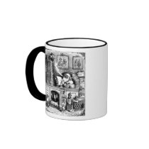 Santa Reading His Mail Coffee Mug