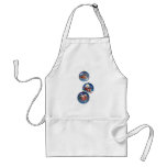 SANTA & REINDEER ORNAMENTS by SHARON SHARPE aprons