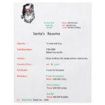 santa resume flyer