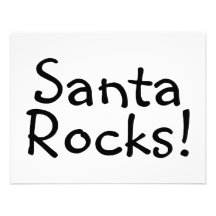 Santa Rocks 1 Invitations