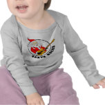 Santa Rocks Baby Clothes Tee Shirts