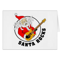 Santa Rocks Greeting Card