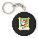 Santa & Rudolph BFF's keychains