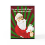 santa s lists cards