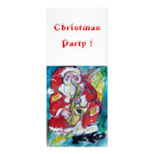 SANTA & SAX, CHRISTMAS PARTY CUSTOM ANNOUNCEMENT