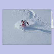 Santa Skiing at Snowbird Ski Resort, Wasatch cards
