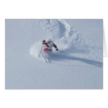 Santa Skiing at Snowbird Ski Resort, Wasatch Cards