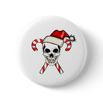 Santa Skull Pin