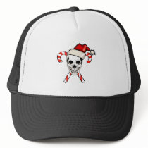 Santa Skull Trucker Hats