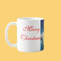 SANTA & SLEIGH by SHARON SHARPE mugs