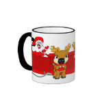 Santa Sleigh mugs