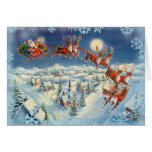 SANTA, SLEIGH & REINDEER by SHARON SHARPE Cards