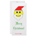 Santa Smiley rack cards