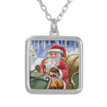Santa Square necklace