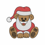 Santa Teddy embroidered shirts
