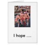 santa, The Rainbow Penis, santas, I hope .... Greeting Cards