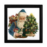Santa, Tree, Bag of Toys Keepsake Box