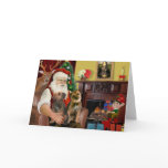 Santa - Two Border Terriers cards
