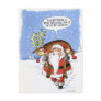 Santa Venison Post Card