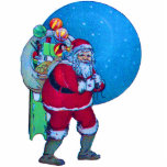 SANTA VINTAGE 3 photo sculptures