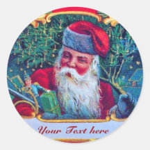 SANTA VINTAGE STICKER