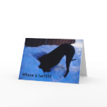 Santa -  Where is he???? Card