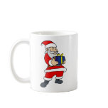 Santa with gift mugs