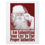 Santa, Your Christmas List, and The Authorities flyers