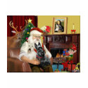 Santa's 2 Scottish Terriers t-shirts