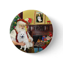 Santa's American Eskimo Dog