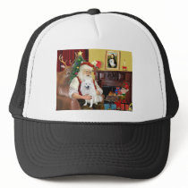 Santa's American Eskimo Dog