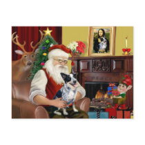 Santa's Australian Cattle Dog (#1) Post Card