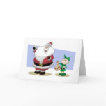Santa's Bad Year Christmas Card