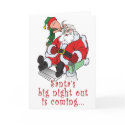 Santa's Big Night Out cards