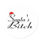 Santa's Bitch 2 stickers